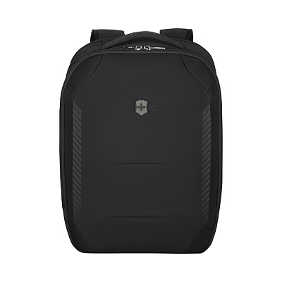 Рюкзак VICTORINOX Crosslight City Daypack, черный, RPET полиэстер, 32x18x46 см, 20 л