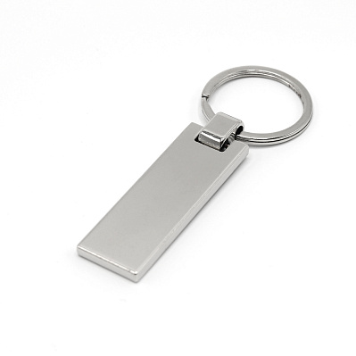 Брелок металлический Лампедуза  в подарочной упаковке-S (Серебристый)