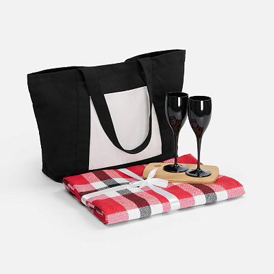 Набор Festin с красным пледом (Красный)