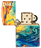 Зажигалка ZIPPO Classic с покрытием 540 Tumbled Brass, латунь/сталь, разноцветная, 38x13x57 мм - Фото 4