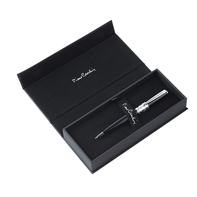 Ручка шариковая Pierre Cardin BARON, цвет - черный. Упаковка В.