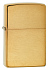 Зажигалка ZIPPO Armor™ с покрытием Brushed Brass, латунь/сталь, золотистая, матовая, 38x13x57 мм - Фото 1