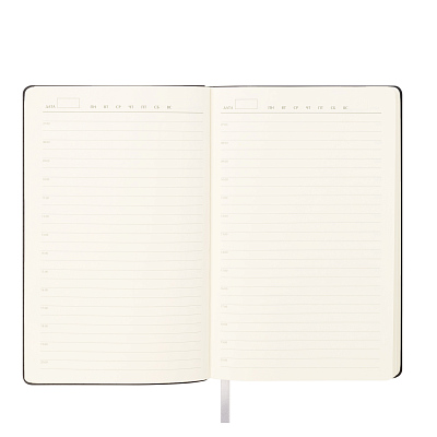 Ежедневник Velvet City недатированный, белый  (без упаковки, без стикера)