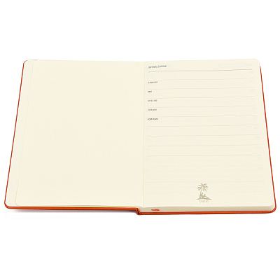 Ежедневник A5 недатированный Dear в твёрдом переплёте, оранжевый