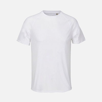 Футболка спортивная унисекс Vortex, белая (Белый)