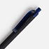 Ручка шариковая Prodir QS01 PRT-T Soft Touch, черная с синим - Фото 4