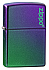 Зажигалка ZIPPO Classic с покрытием Iridescent, латунь/сталь, фиолетовая, матовая, 38x13x57 мм - Фото 1