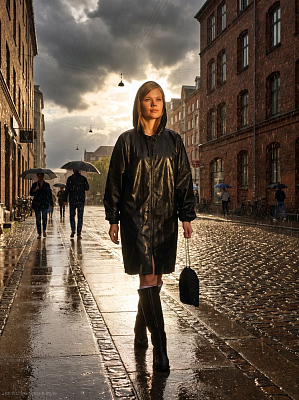Дождевик Rainman Zip, черный