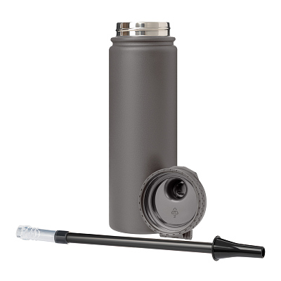 Термобутылка вакуумная герметичная Савона (Savona), серая