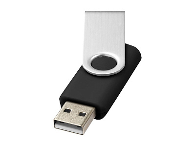 USB-флешка на 2 Гб Rotate basic (Черный)