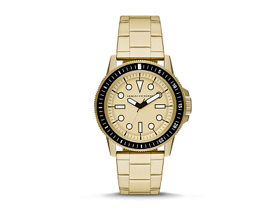 Часы наручные, мужские (Корпус- желтое золото, циферблат- желтое золото, крепление- желтое золото)