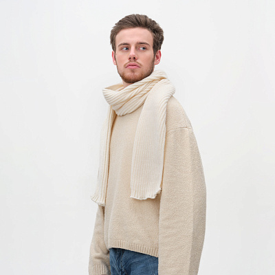 Шарф Форгес (Forges) вязаный  (Бежевый)