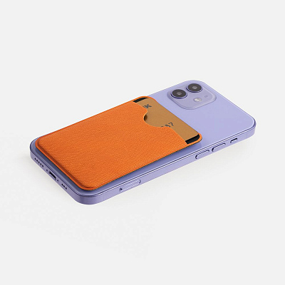 Чехол для карты на телефон Devon, оранжевый