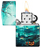 Зажигалка ZIPPO Graveyard с покрытием 540 Matte, латунь/сталь, разноцветная, 38x13x57 мм - Фото 3