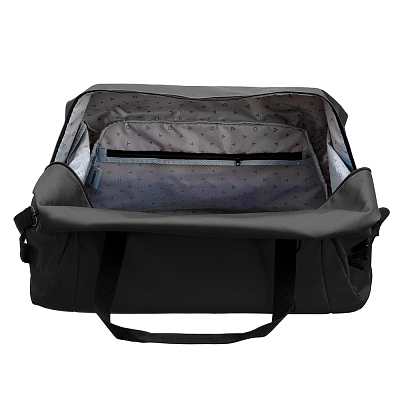 Сумка дорожная TORBER Mobi, чёрная, полиэстер 900D с PU покрытием, 65 х 37 х 34 см