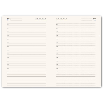 Ежедневник недатированный Linnie, формат А5,в линейку