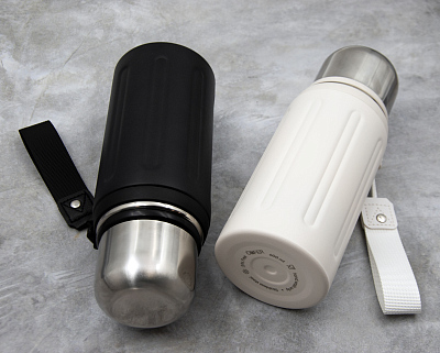 Термос Groove (слоновая кость)