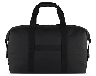 Сумка дорожная BUGATTI Rina, чёрная, переработанный полиуретан, 70х25х28 см, 35 л