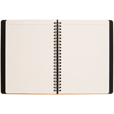 Ежедневник Spring Urban на заказ, недатированный, оранжевый