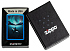 Зажигалка ZIPPO Whale с покрытием High Polish Blue, латунь/сталь, синяя, глянцевая, 38x13x57 мм - Фото 6