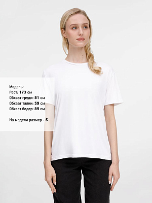 Футболка унисекс Senti, белая