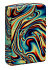 Зажигалка ZIPPO Swirl с покрытием Glow In The Dark Green, латунь/сталь, разноцветная, 38x13x57 мм - Фото 7