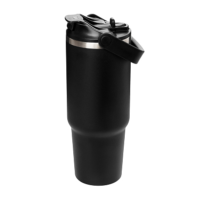 Термокружка вакуумная Montana, черный