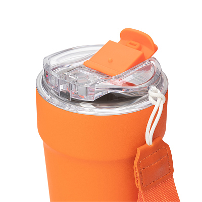 Термокружка вакуумная Монако (Monaco), оранжевая