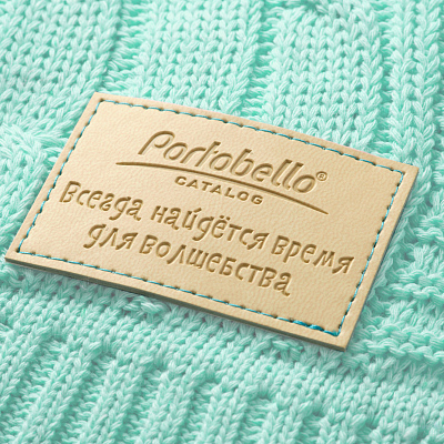 Плед Селла (Cella) вязаный, оранжевый (без подарочной коробки)