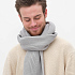 Шарф Форгес (Forges) вязаный, серый - Фото 4
