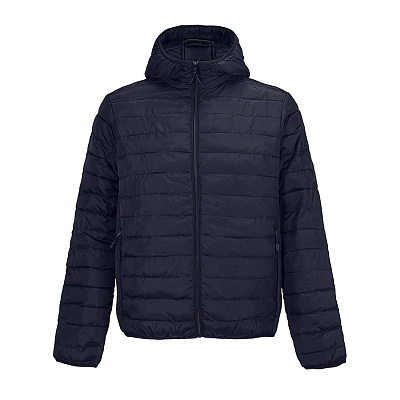 Куртка мужская "STREAM HOODED" 280Т (Тёмно-синий)