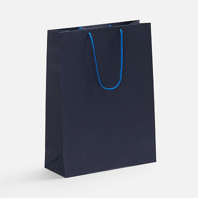 Пакет бумажный Porta XL, темно-синий (Тёмно-синий)