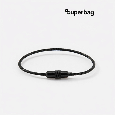 Тросик-кольцо Ring для обвеса, 15см (черный) (Чёрный)