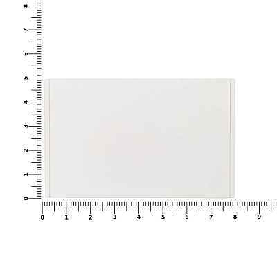 Лейбл из ПВХ Dzeta, ХL, белый