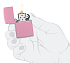 Зажигалка ZIPPO Classic с покрытием Pink Matte, латунь/сталь, розовая, матовая, 38x13x57 мм - Фото 5