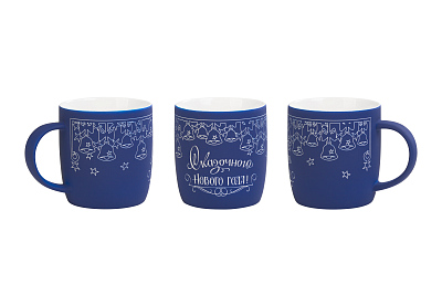 Кружка "Best", покрытие soft touch, синий