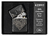 Зажигалка ZIPPO Armor® с покрытием Black Matte, латунь/сталь, чёрная, матовая, 38x13x57 мм - Фото 13