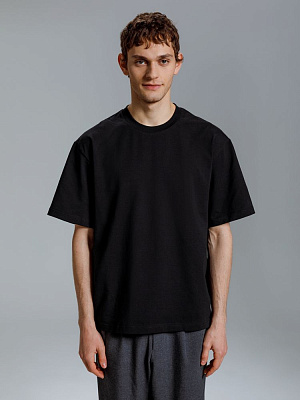 Футболка оверсайз Kangas, белая (Чёрный)