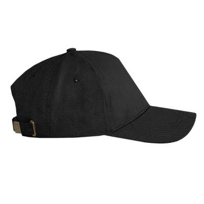 Бейсболка STAN 5 клиньев хлопок, 260, 112 (Чёрный)