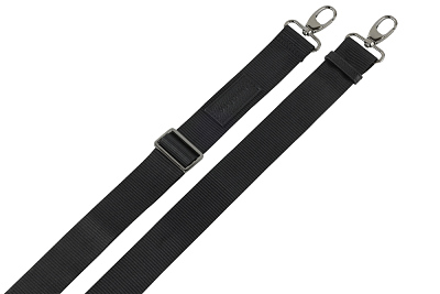 Сумка-шоппер BUGATTI Elsa, чёрная, воловья кожа/полиэстер, 46х11х31,5 см