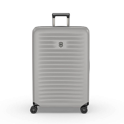 Чемодан VICTORINOX Airox Advanced, серо-белый матовый, 100% поликарбонат Makrolon, 50x32x75 см, 103 (Cеребристый)