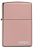 Зажигалка ZIPPO Logo с покрытием High Polish Rose Gold, латунь/сталь, розовое золото, 38x13x57 мм - Фото 2