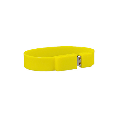 Браслет 01 Браслет промо , 8Гб, переходник мини-пвх (Желтый)