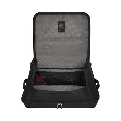 Дорожная сумка VICTORINOX Crosslight Duffel, черная, RPET полиэстер, 52x30x33 см, 37 л