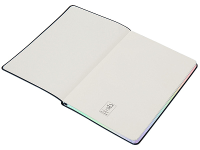 Блокнот А5 в гибкой обложке Fellini с голографическим срезом