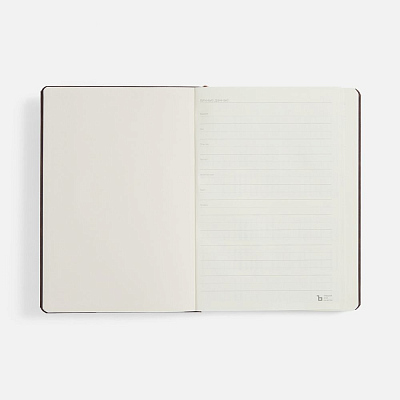 Ежедневник Urban Hard, недатированный, коричневый