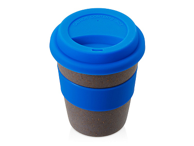 Стакан из бамбукового волокна Café (Серо-коричневый/синий)