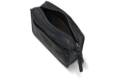 Сумка через плечо KLONDIKE RUSH «Allison», натуральная кожа в черном цвете, 18 х 14 х 5 см