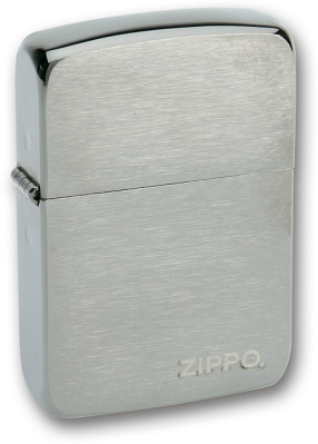 Зажигалка ZIPPO 1941 Replica ™ с покрытием Black Matte, латунь/сталь, чёрная, матовая, 38x13x57 мм (Черный)