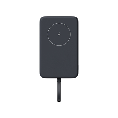 Беспроводной магнитный ПЗУ Xiaomi 33W Magnetic Power Bank 10000mAh (Integrated Cable) темно-серый